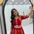  Rani Pink Hand Work Cotton Navratri Lahenga Choli Set