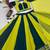 Yellow Hand Work Cotton Navratri Lahenga Choli Set