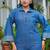 Denim half-zip co-ord