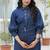 Indigo denim shirt dress