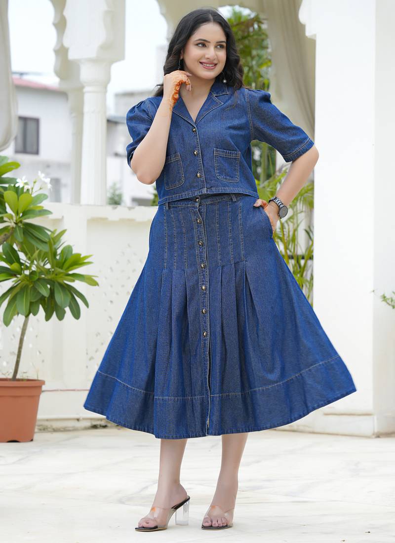 Denim co-ord set