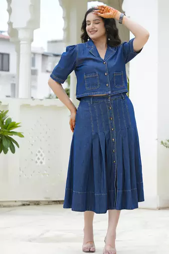 Denim co-ord set