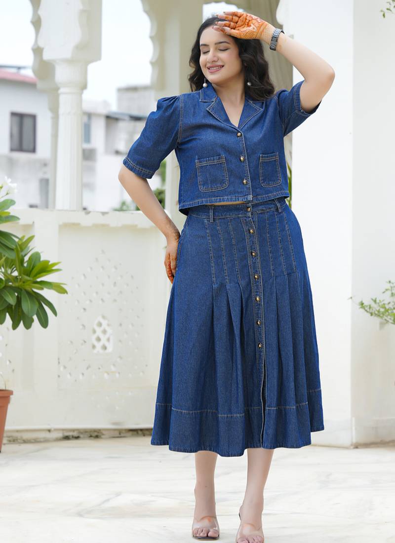 Denim co-ord set