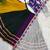 Multi Color Real Mirror Work and Embroidery Work Georgette Navratri Lehenga Choli Set 