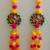 handmade ganesh ji pompom door hanging decorative home entrance pooja room festive decor (pack of 4)