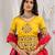Red Embroidery and Miror Work Cotton Navratri Lehenga Choli set 