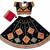Black kutch work embroidered cotton mirrorwork chaniya choli set with dupatta