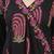 black cotton angrkha style kurta pant dupatta set