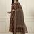 maroon cotton kalidaar style kurta pant dupatta set