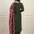 Yufta green mal chanderi lining kurta dupatta pant set