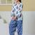 white cotton straight short kurta farsi salwar set