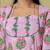 Yufta pink cotton kalidaar style kurta pant dupatta set