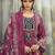  magenta lawn cotton digital printed dress material