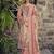  peach lawn cotton digital printed dress material