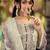  cream lawn cotton digital printed dress material