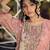  peach lawn cotton digital printed dress material