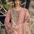  peach lawn cotton digital printed dress material