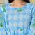 blue cotton maternity kurta pant with dupatta set
