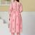 Yufta pink pure cotton maternity kurta pant with dupatta set