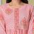 Yufta pink pure cotton maternity kurta pant with dupatta set
