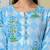 blue cotton straight kurta pant dupatta set