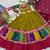 Olive Green Color Embroidery Thread & Sequence Work Cotton Navratri Lahenga Choli Set