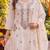 Yufta cream chanderi cotton lining kurta dupatta pant set