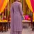 lavender tissue lining kurta dupatta pant set