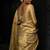 gold zari woven silk blend saree with blouse