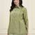  green mul chanderi pintuck style shirt