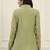  green mul chanderi pintuck style shirt