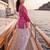  pink mul chanderi style short kurti