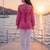  pink mul chanderi style short kurti