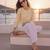  yellow cotton lucknowi top