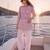  mauve cotton lucknowi top