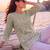  green cotton lucknowi top