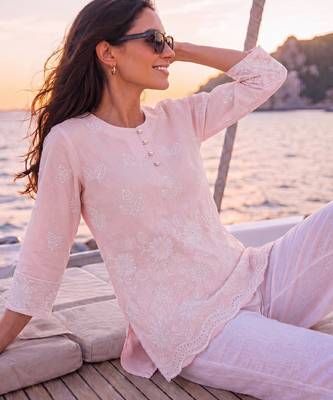  pink cotton lucknowi top 2
