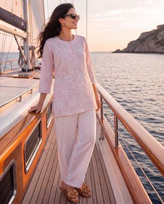  pink cotton lucknowi top 4