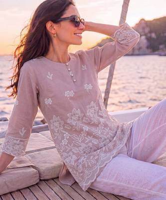  mauve cotton lucknowi top 2