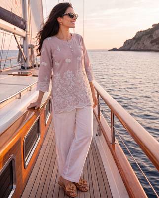  mauve cotton lucknowi top 5