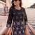 black cotton lucknowi top