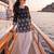  black cotton lucknowi top