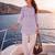  lavender cotton lucknowi top