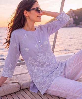  lavender cotton lucknowi top 2