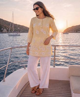  beige cotton lucknowi top 5