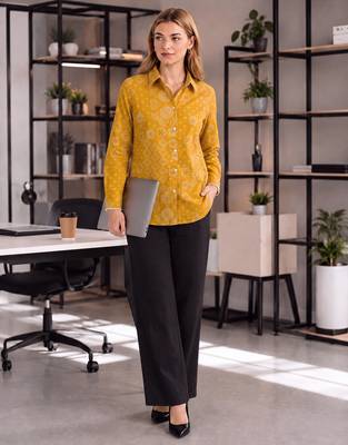  green cotton bhandhej shirt 5