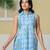  blue cotton shirt top