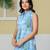  blue cotton shirt top