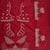 Red color Sequins Multi Cotton thread Work Crystal Beads silk blend Lehenga Choli set 