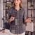  black muslin ethnic print shirt